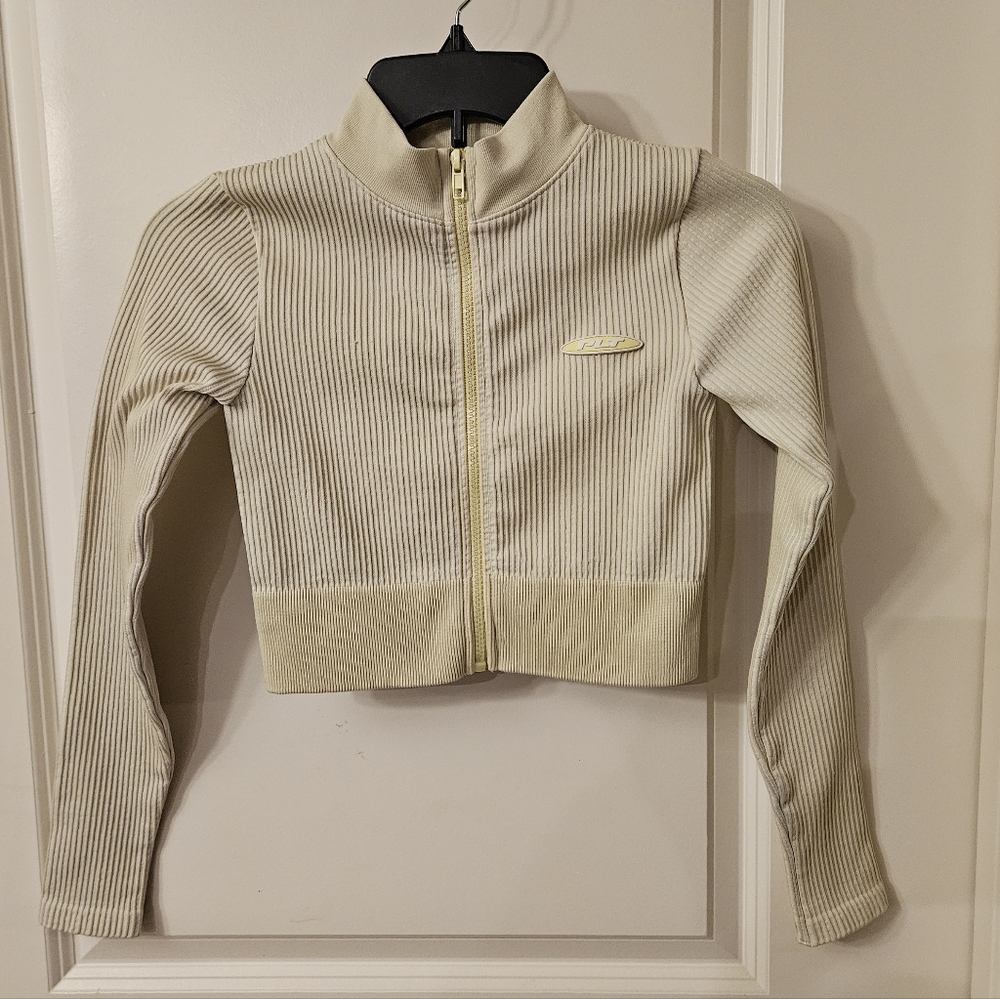 PrettyLittleThing 'PLT' Lemon Acid Wash Activewear Jacket